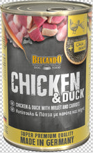 Load image into Gallery viewer, BELCANDO CHICKEN & DUCK WITH MILLET AND CARROTS