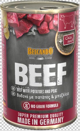 BELCANDO BEEF WITH POTATOES AND PEAS