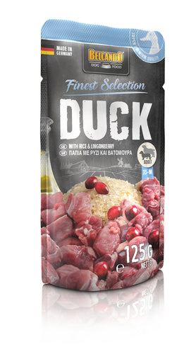 BELCANDO Duck with rice & lingonberries