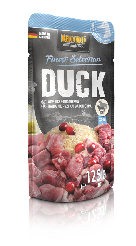 BELCANDO Duck with rice & lingonberries