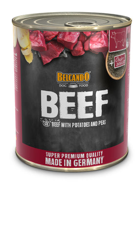 BELCANDO BEEF WITH POTATOES AND PEAS - (800g Per Tin)