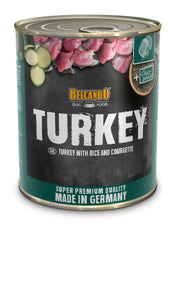 BELCANDO TURKEY WITH RICE AND COURGETTES - (800g Per Tin)